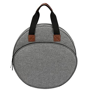 Imagem de Grey990 Ferramentas e bolsas de suprimentos de couro para costura, kits de bordado, bolsa portátil tipo Oxford, tecido Oxford, bolsa de armazenamento para uso doméstico, Cinza,