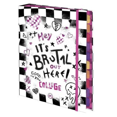 Imagem de Fichário College Argolado 48 Folhas Brutal Escolar Divisoria