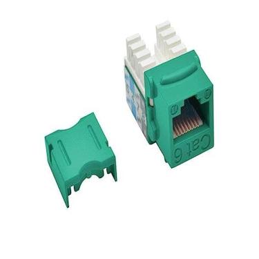 Imagem de TRIPP LITE Cat6/Cat5e 110 Estilo Punch Down Keystone Jack Verde TAA GSA (N238-001-GN)