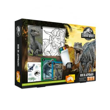 Imagem de Kits e Gifts Brinquedos Box de Atividades - Jurassic World - 30722 - Copag