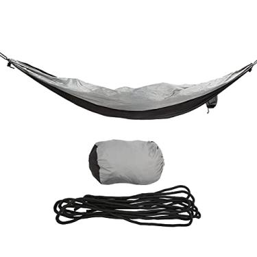 Imagem de Rede, Rede De Acampamento De 260 X 140 Cm De Alta Resistência única Dupla Portátil Ao Ar Livre Com Alça Para Jardim De Viagem Ao Ar Livre,