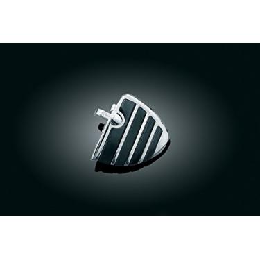 Imagem de Kuryakyn 4450 Motorcycle Foot Control Component: ISO Wing Mini Board Floorboards with Male Mount Adapters, Chrome, 1 Pair