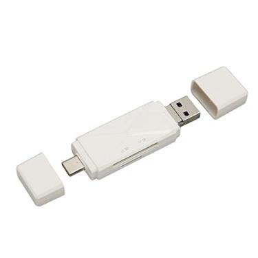 Imagem de Leitor de Cartão SD/MICRO Memory de Alta Velocidade Adaptador de Cartão de Memória, Conector Duplo USB A 3.0/USB C 3.1/MICRO USB Leitor de Cartão Compatível Com Windows/MAC