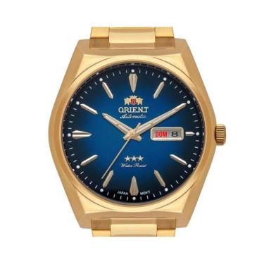 Imagem de Relógio Orient Masculino Dourado Automatico F49gg013 D1kx