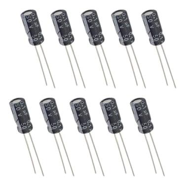 Imagem de Capacitor Eletrolítico 0,1uF 50V - Kit 10 Peças