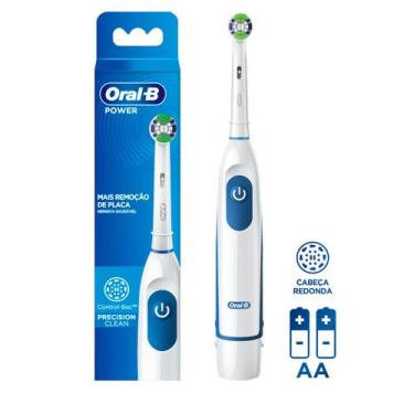 Imagem de Escova De Dente Elétrica Oral B Pro-Saúde Power + 2 Pilhas - P&G