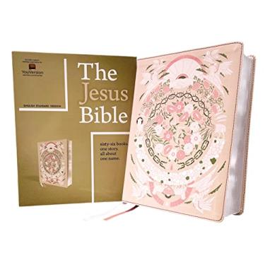 Imagem de The Jesus Bible Artist Edition, Esv, Leathersoft, Peach Floral: English Standard Version, Light Peach Floral, Leathersoft, Sixty-Six Books. One Story. All About One Name.,