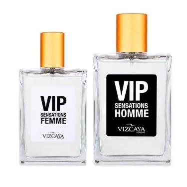 Imagem de Kit De Perfumes Vizcaya Vip Sensations - Homme 100ml + Femme 50ml