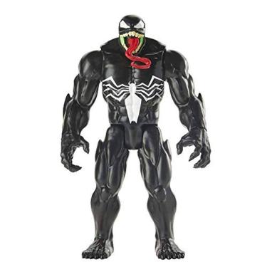 Imagem de Spider-Man Maximum Venom Titan Hero Venom Action Figure, inspirado no Universo Marvel, Blast Gear-Compatible Back Port, Idades 4 ou Mais