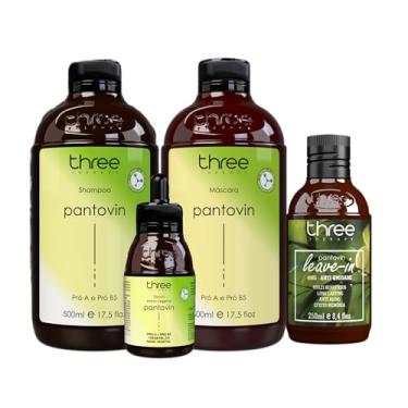 Imagem de Kit Pantovin 4 Ítens Shampoo + Máscara + Tônico + Leave-in