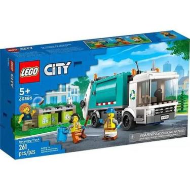 Imagem de Kit City 60386 Caminhão De Reciclagem 261 Peças Lego - Lego