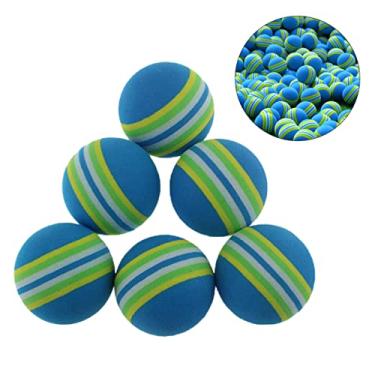 Imagem de BESPORTBLE 12 Unidades bolas perfuradas limpar caixas de CD vazias bola de treinamento bola de prática elástica bolas de praticar bola golfe bola de arco-íris bola de esponja