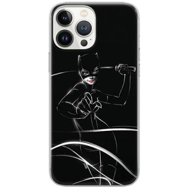 Imagem de ERT Group Capa de celular para Apple iPhone 13 PRO original e oficialmente licenciada DC padrão Catwoman 003 otimamente adaptada à forma do celular, capa feita de TPU