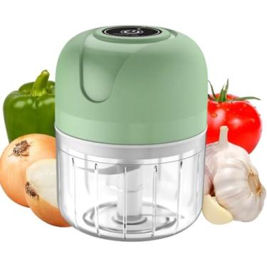 Imagem de Mini Processador Alimentos Moedor Elétrico De Alho Sem Fio Original