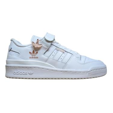 Imagem de Adidas Forum Low Tênis feminino, Branco/branco/ouro rosa, 40