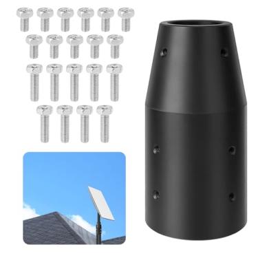 Imagem de ELECTRAPICK Adaptador de tubo Starlink, suporte de poste Starlink, projetado para adaptador de tubo Starlink V2, mastros de TV e mastros de satélite, adequado para junta redutora de mastro adaptador