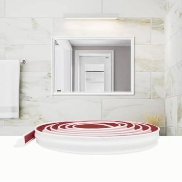 Imagem de Proflex Wall Molding Quarter Round Decor - 3/4 polegadas x 10 Ft - Branco - Decoração de parede flexível de um quarto redondo - Molde de trilho de cadeira de PVC - Decoração de casa DIY fácil