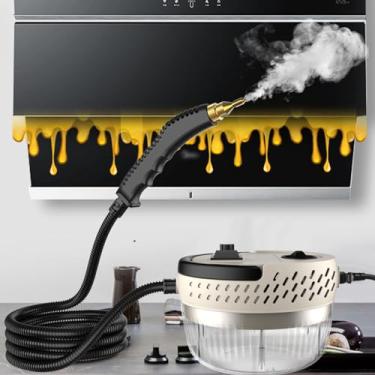 Imagem de Limpador de vapor portátil, máquina de limpeza a vapor pressurizada de alta temperatura, portátil, vaporizador de carro com cabeças de escova