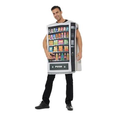 Imagem de AERO ARMOR Funny Adult Vending Machine Costume Halloween Snack Food Party Cosplay Outfit One Size Fits All
