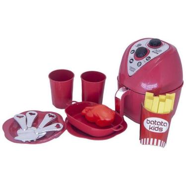 Imagem de Kit Menino Cozinha Liquidificador Air Fryer Chef Legume 19P