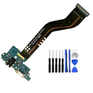 Imagem de UPONEW Para Samsung Galaxy A51 Porta de carregamento USB Dock Connector Board Flex Peça de substituição com ferramenta de abertura 11 peças