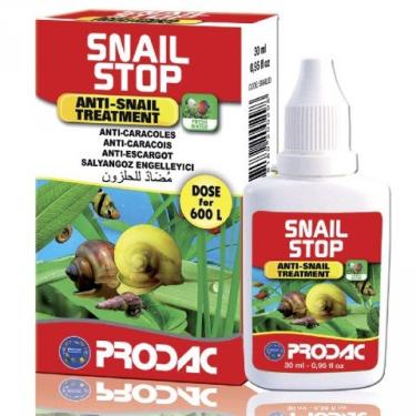 Imagem de PRODAC Snail Stop 30ml - Controle de invertebrados indesejáveis em aquários de peixes tropicais