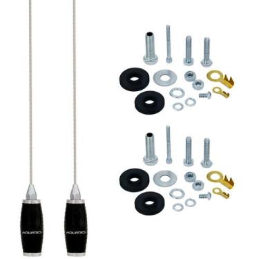 Imagem de 2 Antena Móvel 1,40 Metros Px Mini Maria Mole Marinox B-2005p - AQUARI