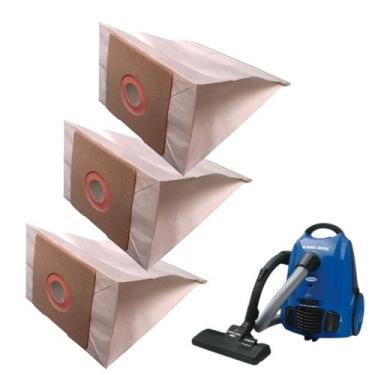 Imagem de Saco de Aspirador pó Black & Decker AP3000 3Unid Clean - AllClean