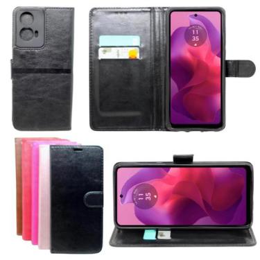 Imagem de Capa Proteção Capinha Carteira Para Galaxy G24 Flip Case - Mustangshop