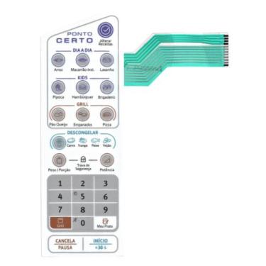 Imagem de Membrana teclado Para Microondas Eletrolux Mg 41p - TND