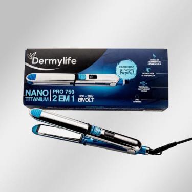 Imagem de Prancha Dermylife Titanium Pro750 - 2 em 1 - Original , Bivolt