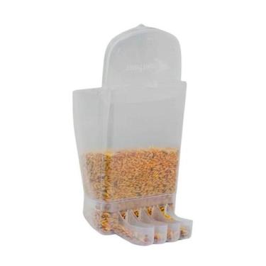 Imagem de Comedouro Contínuo InjetFour 4 Bicos - Dispenser de Sementes