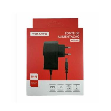 Imagem de Fonte De Alimentação Preta 5v 2a bivolt 110/220 - TOMATE 