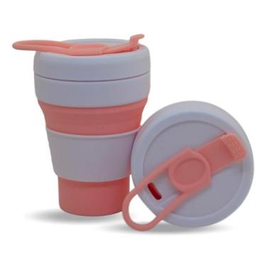 Imagem de Copo Silicone Retrátil 355 ML Bpafree Portátil, reutilizável e sustent
