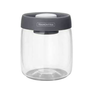Imagem de Pote de Vidro Hermético Tramontina com Tampa Redondo 800ml Purezza, 80
