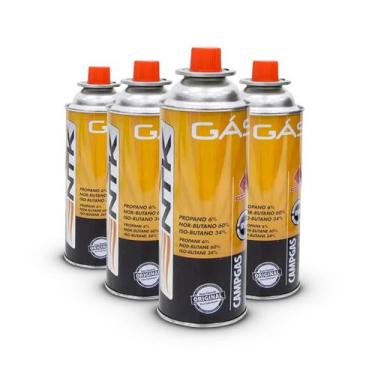 Imagem de Cartucho De Gás Refil Fogareiro Fogão Campgas Nautika 4 Un