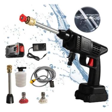 Imagem de Mini Vap Lavadora Jato Alta Pressão Portátil Sem Fio Bateria - Shoppin