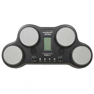 Imagem de AMW SPAD4 Percussion Pad Bateria Eletrônica c/ pedal e baqueta