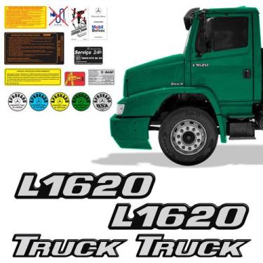 Imagem de Kit Adesivo Linha Mercedes Benz L1620 + Truck Resinado - SPORTINOX, Ca