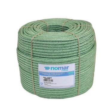 Imagem de Corda Riomar Pet Trançada Verde Tipo Seda 10mm x 225m 15Kg
