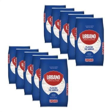 Imagem de Farinha de Arroz Flocão Urbano Sem Glúten 500g - 10 unidades