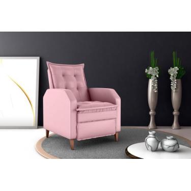 Imagem de Poltrona Reclinável MX65 Yaris Turkey Rosa F447 - Matrix - LM DECOR