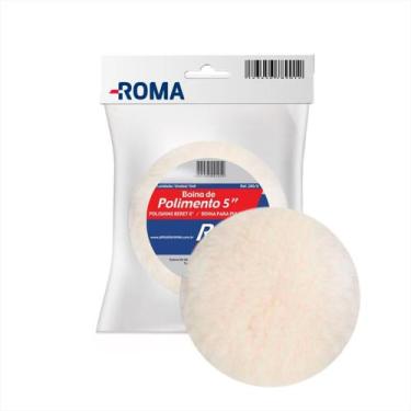 Imagem de Boina Lã Tecido Para Polir Automotivo 5 Polegadas - Roma