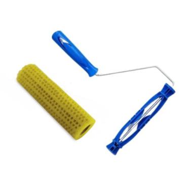 Imagem de Rolo de espuma 1332-230 para chapisco rolado branco com garfo tigre