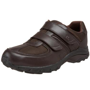 Imagem de Propet Andre Tênis masculino, Bronco marrom/malha marrom, 11 XX-Wide