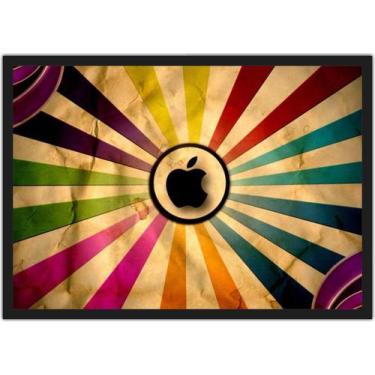 Imagem de Quadro Decorativo Informática Steve Jobs Decorações Com Moldura G03 - 