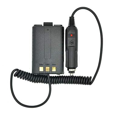 Imagem de NSKI Car Charger Battery Eliminator for Baofeng Two Way Radio Walkie Talkie Uv-5r 1800mah Battery High Capacity