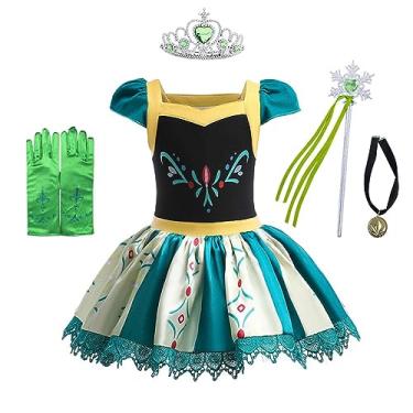 Imagem de Dressy Daisy Collant de balé, vestido tutu para meninas, bailarina, fantasia de dança, roupa de dança com saia de tule, Estilo I (com acessórios), 6-7