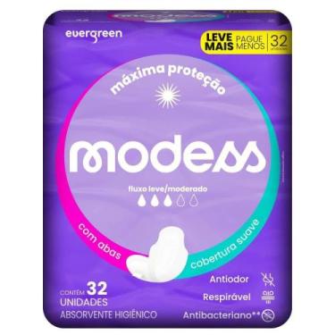 Imagem de Absorvente Modess Com Abas Suave Com 32 Unidades