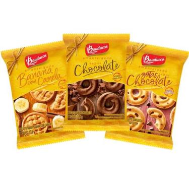 Imagem de Kit 300Un Biscoitos Sortidos Bauducco Sache 11,5G
